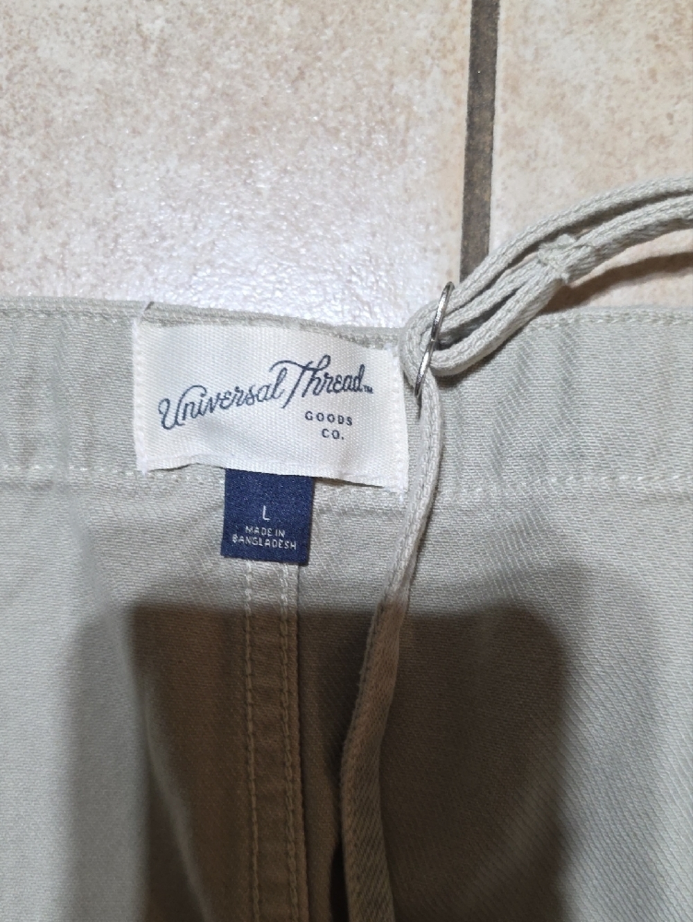 Universal Thread Light Gray Drawstring Romper - Picture 5 of 5